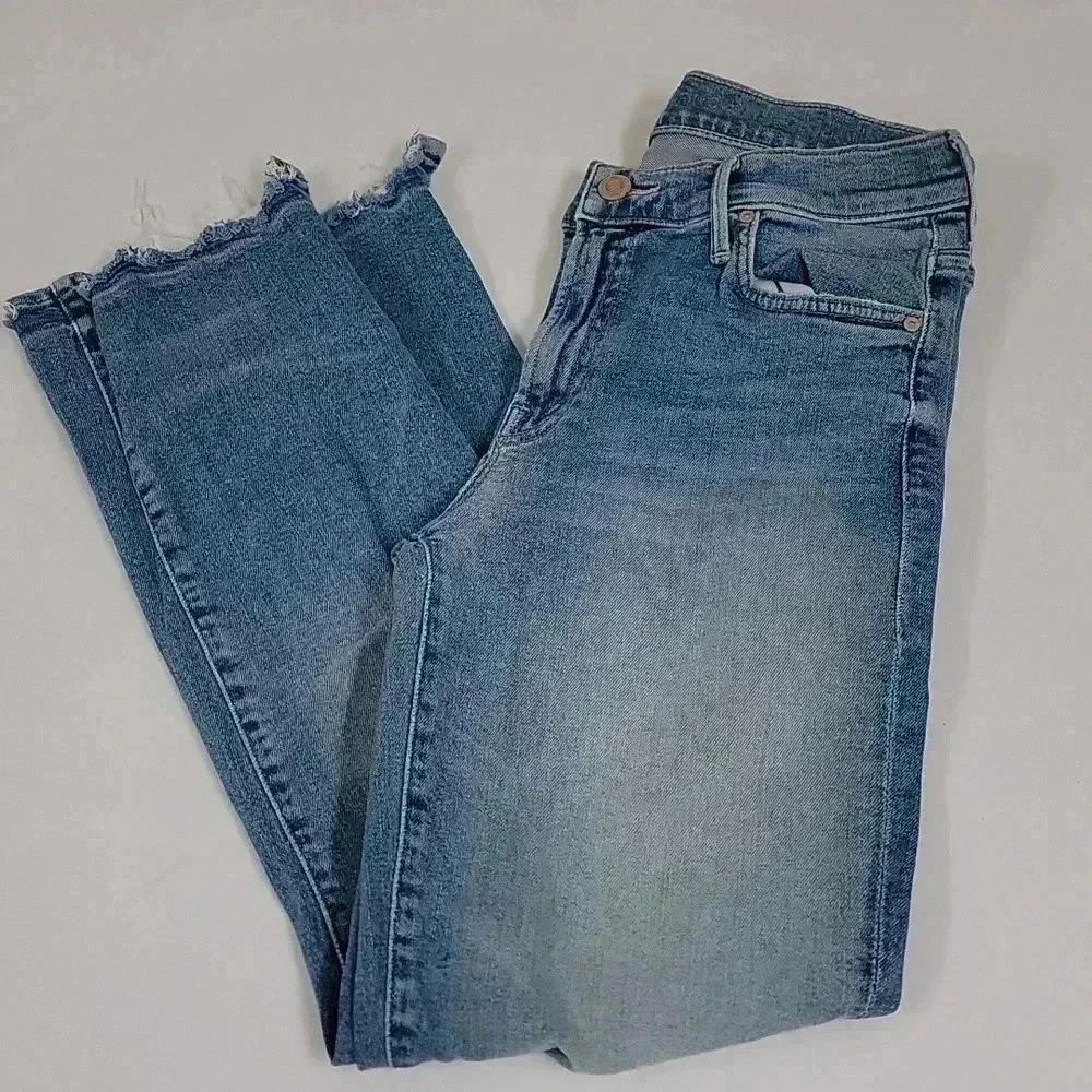 Mother Rascal Ankle Snippet Chew push the envelope Jeans 29